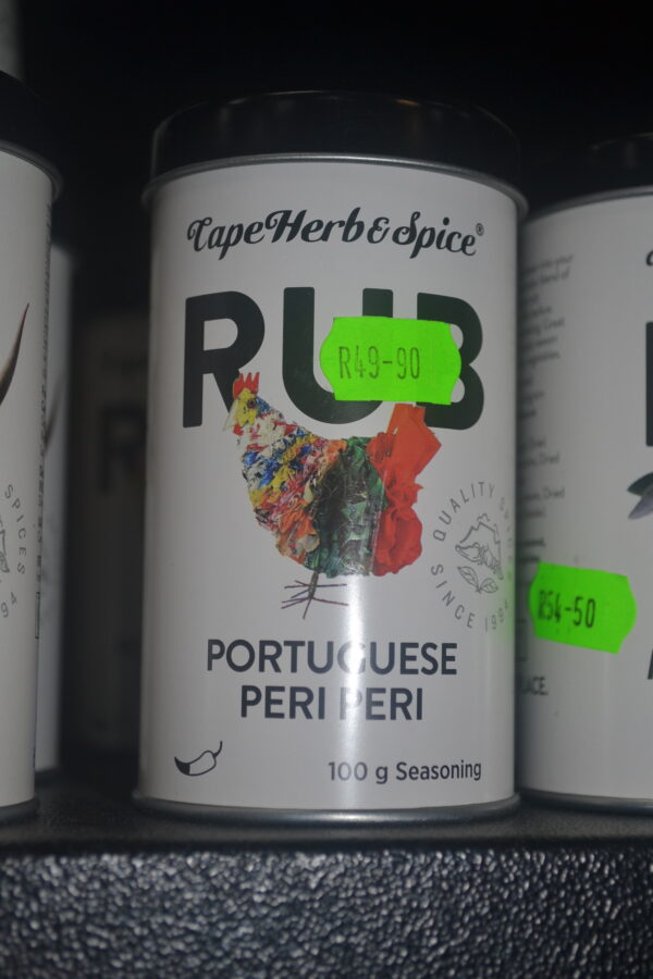 Portuguese Peri Peri Rub 100g. Elevate your dishes, ignite your taste buds
